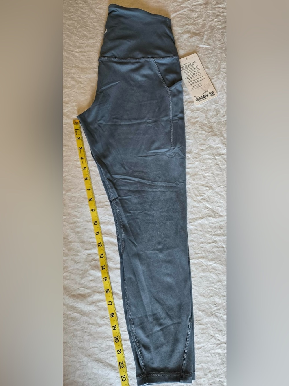Lululemon Align™ High-Rise Pant w/ Pockets 25" in Size 10 in Steel Blue NWT